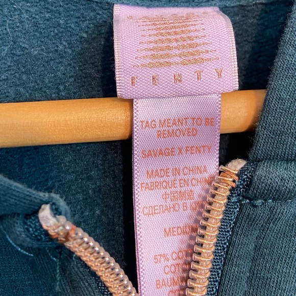 Savage x Fenty Forever Savage Showgirl Hooded Onesie | Hunter Green - Picture 8 of 12